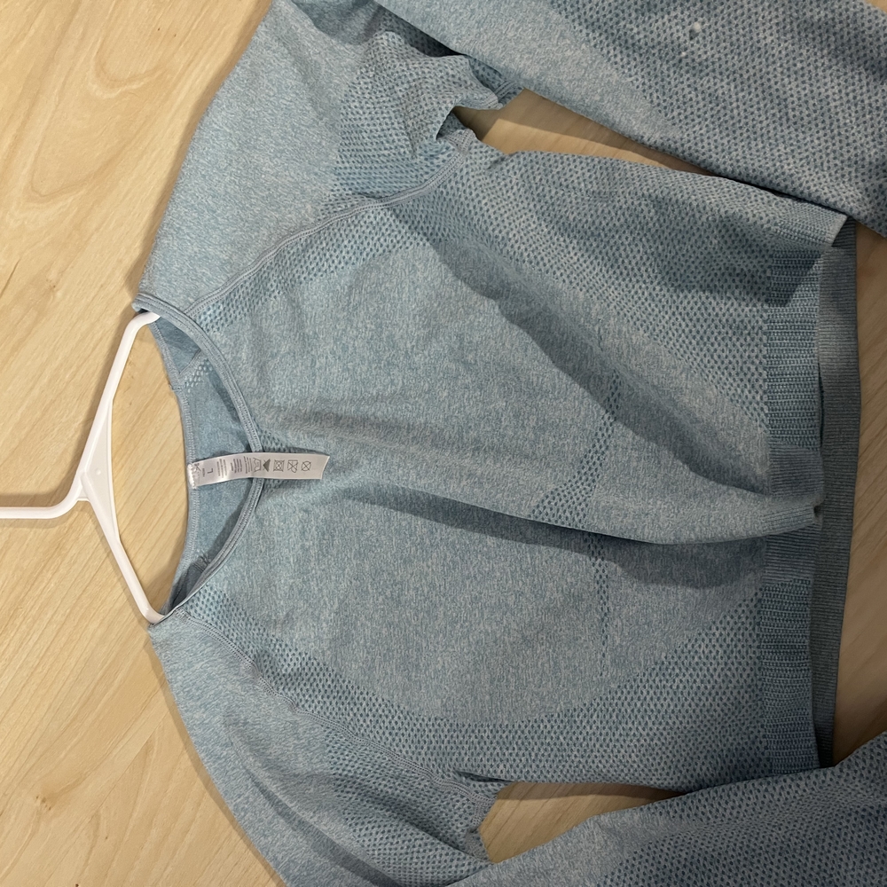 Uniqlo Sky Blue Knit Top
